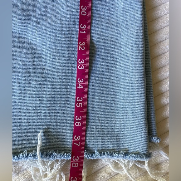 Veronica Beard Grant high waist wide leg button fly Jeans light blue size 29 - Picture 16 of 16